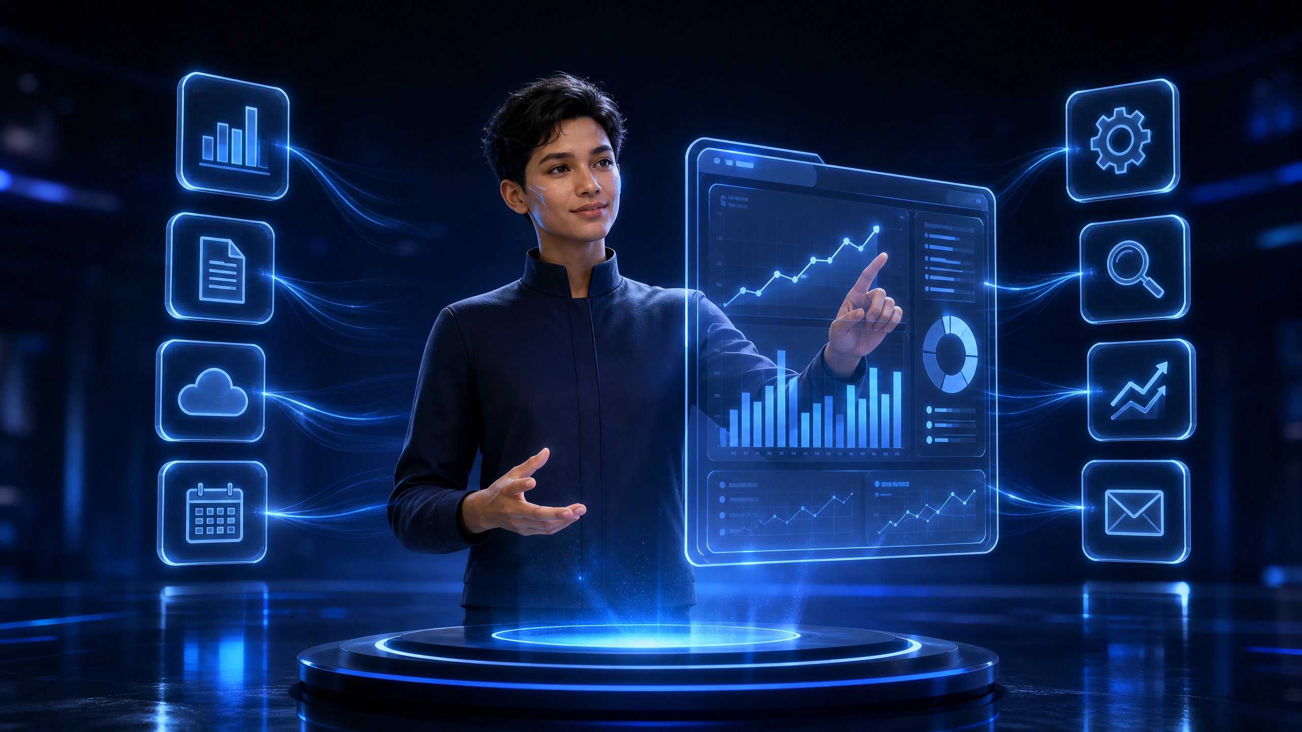 Aplicación empresarial de Gemelo Digital y Avatares IA